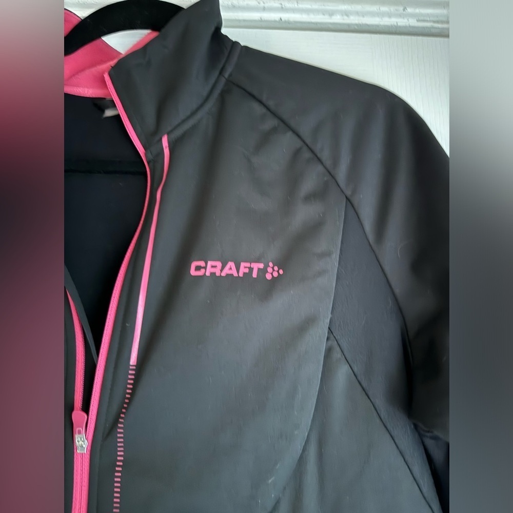 Craft Softshell Windproof Running Workout Jacket - image 3